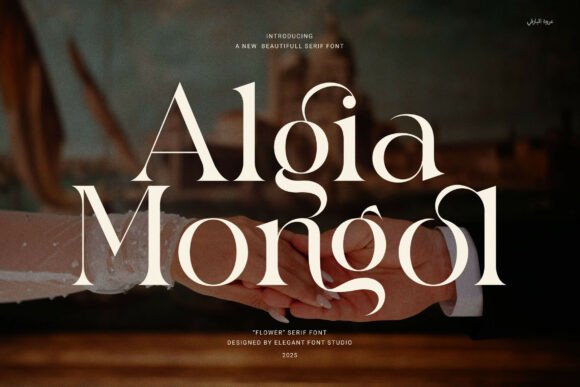 Algia Mongol Font: A Stylish Serif for Your Handmade Creations