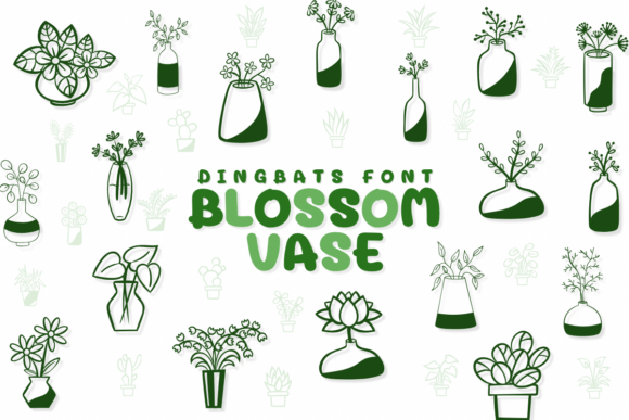 Blossom Vase Font: A Beautiful Way to Elevate Your Brand