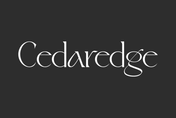 Cedaredge Font: A Modern Serif Typeface for Polished Web Design