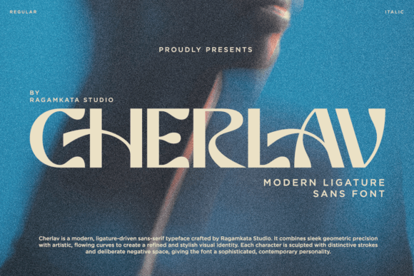 Cherlav: A Stylish Sans Serif Font for Craft and Commercial Projects