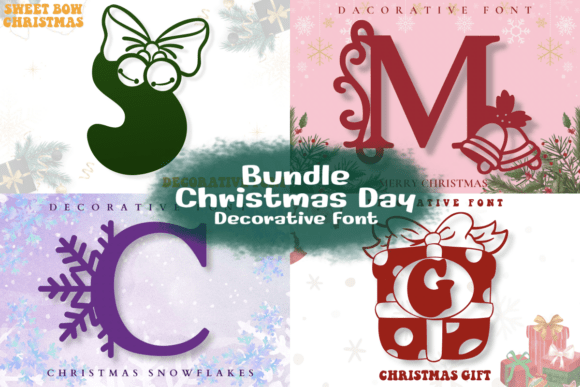 Christmas Day Bundle: A Premium Decorative Typeface for Editorial Magic
