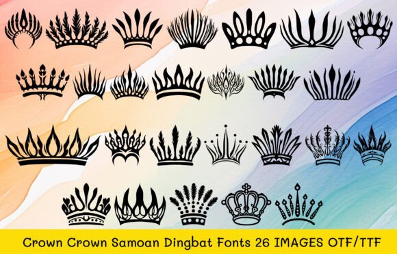 Crown Samoan Font: A Starry Statement for Your Brand