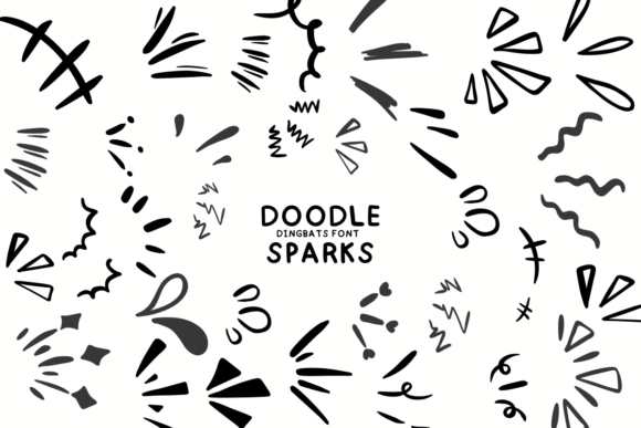 Doodle Sparks Font: A Playful Typeface for Creative Branding