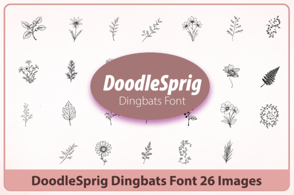 Doodlesprig Font: Botanical Style for Your Brand