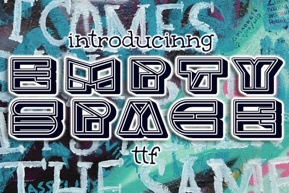Empty Space Typeface for Impactful Brand Design