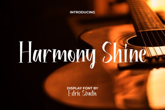 Harmony Shine Font: A Display Typeface with Editorial Elegance