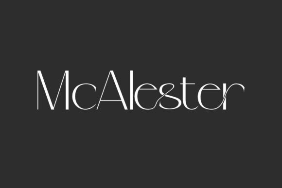 McAlester Font Review: A Minimalist Display Typeface for Modern Branding