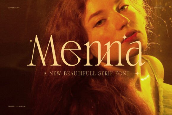 Menna: A Modern Serif Typeface That Elevates Branding Projects