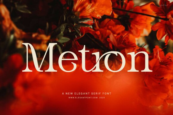 Metron: A Modern Serif Font for Crafting with Class