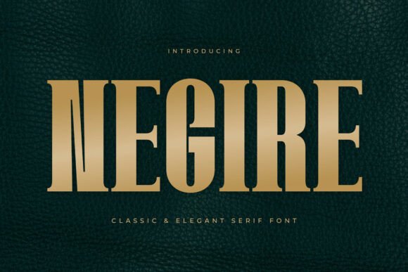 Negire Font: A Modern Serif for Digital Branding