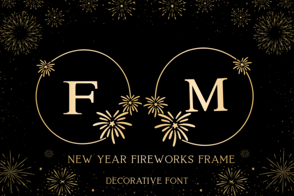 New Year Fireworks Frame Font: Spark Visual Impact in Your Campaigns