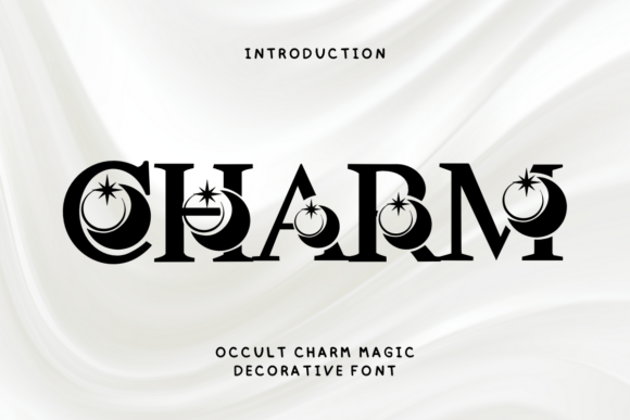 Occult Charm Magic: A Decorative Font for Enchanted Web Design