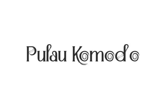 Pulau Komodo Font: A Designer’s Journey Through Branding with a Stylized Serif Typeface