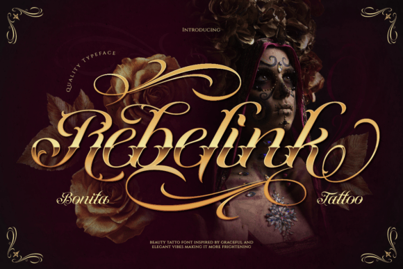 Rebelink Font: A Bold Display Typeface for Digital Branding