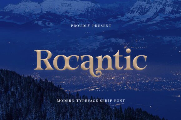 Rocantic: A Luxurious Typeface for Digital Branding