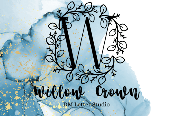 Willow Crown Monogram: A Serene Serif Typeface for Editorial Elegance